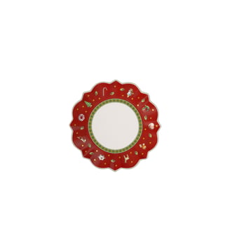 Assiette à pain rouge - Villeroy & Boch - Rouge blanc