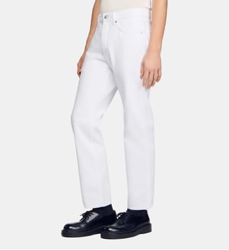 Jean regular brut - Sandro - Blanc