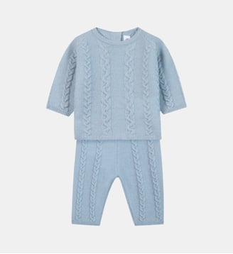 Ensemble long -  laine torsadée Tartine Et Chocolat