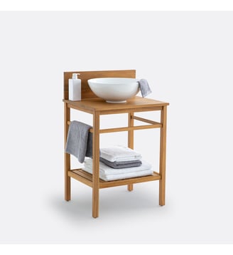 Meuble sous vasque Mercure, Acacia - La Redoute Interieurs - Naturel