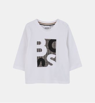 T-shirts à manches longues - BOSS Kidswear - Blanc et noir