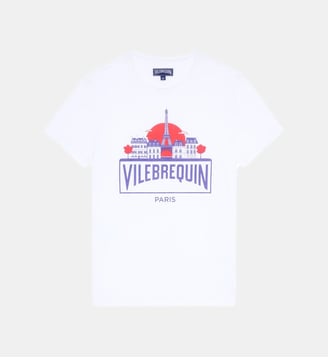 T-shirt en coton organique City - Vilebrequin - Blanc