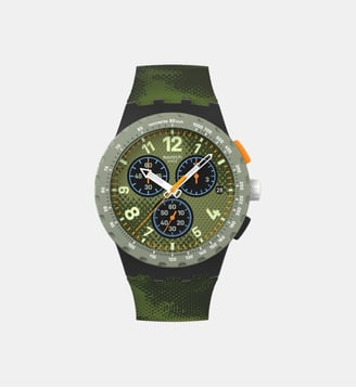 Montre Essentials Vert SUSB423 - Swatch - Noir