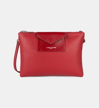 Double pochette Maya KBA - Lancaster - Rouge carmin