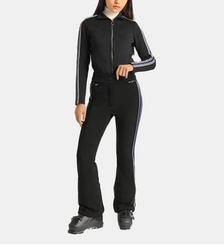 Fuseau de ski elancia stripe coupe regular - Fusalp - Noir