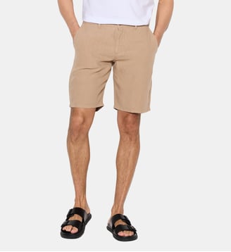 Short en lin LINO SHORT - Chevignon - Beige