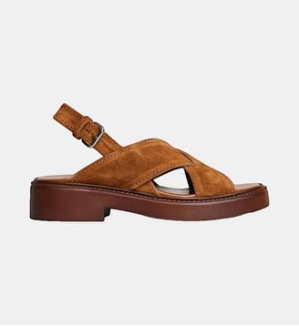 Sandales en cuir Elio - Jonak - Cognac