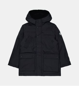Veste rembourrée longue avec poches devant - Diesel Kids - Noir