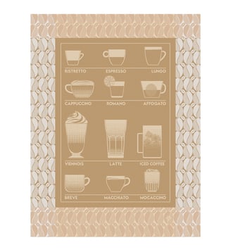 Torchon Barista - Le Jacquard Francais - Latte