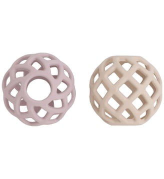 Lot de 2 balles de préhension - Baby's Only - Rose