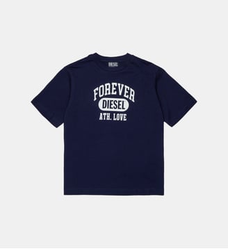 T-shirt avec logo - Diesel Kids - Bleu