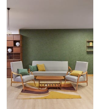 Ensemble de salon scandinave Jakob N°940- Produit chiné - Debongout - Bois clair