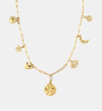 Collier maillons à charms en acier inoxydable - Balaboosté - Doré
