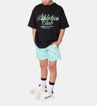 Tee-shirt manches courtes - Hugo Kids - Black
