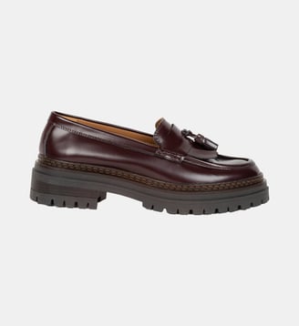 Mocassins Deniz Cuir Glacé - Bobbies - Bordeaux