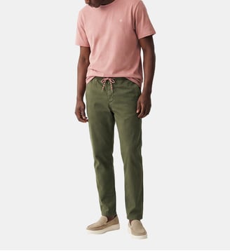 T-shirt col rond Théo en coton - Serge Blanco - Rose