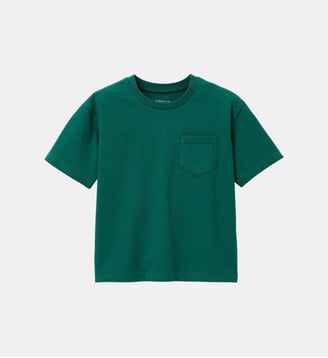 T-shirt uni Garçon - Coton biologique - Cyrillus - Gazon