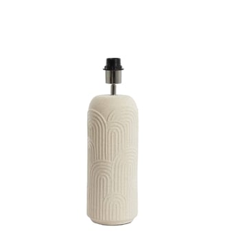 Pied de lampe - M - Light & Living - Écru
