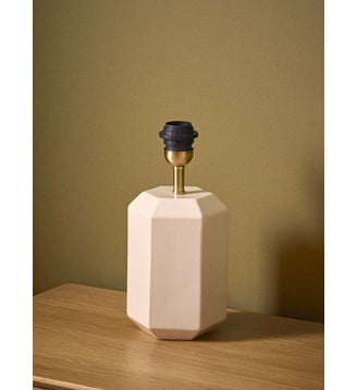 Pied de lampe en céramique - Petit modèle Victoire - Cyrillus - Ivoire