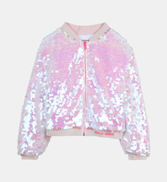 Bomber pailleté - Billieblush - Nacre