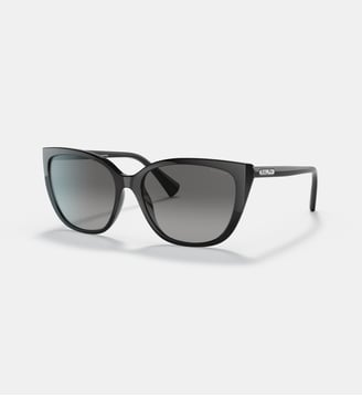 Lunettes de soleil Papillon RA5274 - Polo Ralph Lauren - Noir brillant