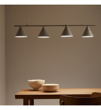 Suspension 4 cônes orientables - AM.PM - Gris