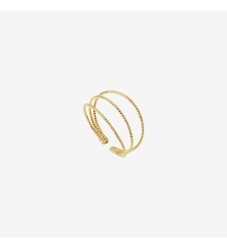 Bague plaquée or - N°11 Caroline Najman