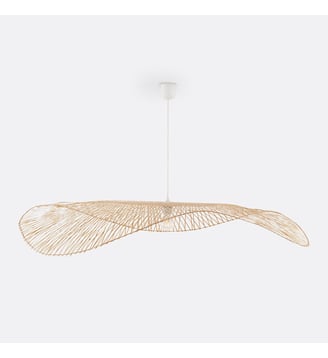 Suspension en bambou aérienne Ø130 cm - La Redoute Interieurs - Naturel