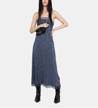 Robe Ridar 100% Soie - Zadig&Voltaire - Bleu storm