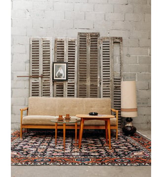 Banquette modulable en bois Clara N°64- Produit chiné - Debongout - Bois clair