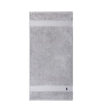 Serviette de bain  en coton - Ralph Lauren Home - Gris clair