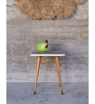 Table basse effet mosaïque Donna N°1530- Produit chiné - Debongout - Gris