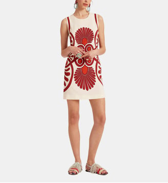 Robe Stretch TunicMedallion Placée Cream - La DoubleJ - Crème