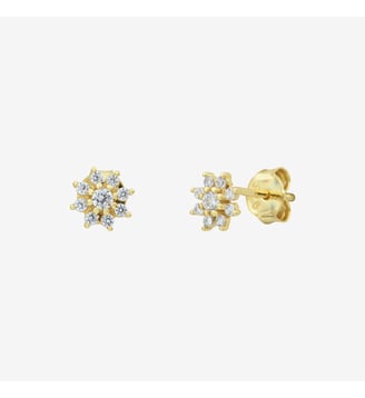 Paire de boucles d'oreilles Doré  AYA - Caroline Najman - Or