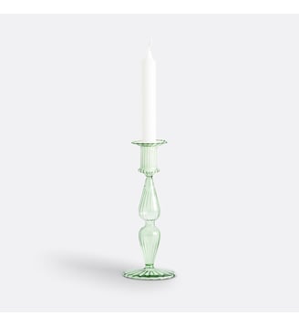 Bougeoir en verre H20,3 cm La Redoute Interieurs