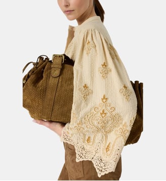 Chemise à broderies anglaises - CLIANA - Gerard Darel - Sable
