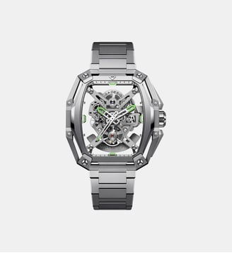 Montre automatique Hunter Argenté, Vert Z035-SS01-W1S - Ciga Design - Argenté