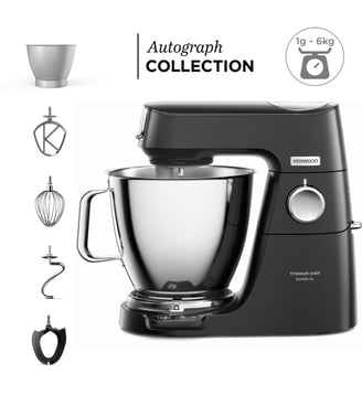 Robot pâtissier Titanium ChefBaker Autograph KVL85.004BK - Kenwood - Noir