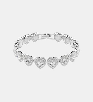 Bracelet Ariana Grande x Swarovski, Cœur, Métal rhodié - Swarovski - White