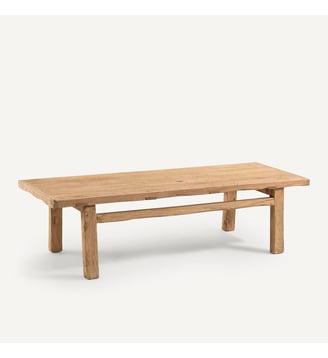 Table basse en orme massif recyclé Sumiko - AM.PM - Naturel