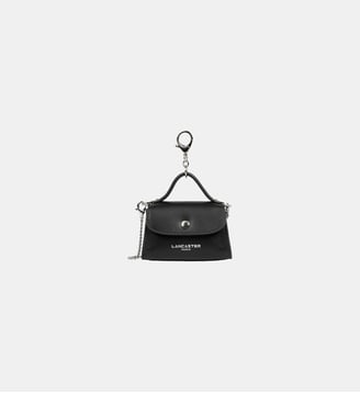 Nano porte-monnaie Paris PM en cuir - Lancaster - Noir