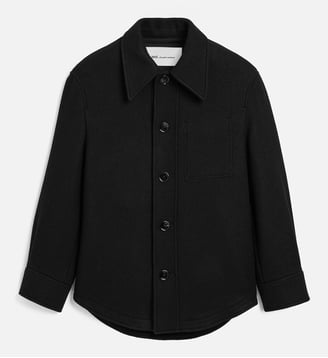 Veste boutonnée unisexe en laine - AMI Paris - Noir