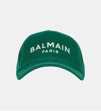 Casquette Balmain en coton - Balmain - Vert