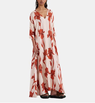 Robe Muumuu Iris Dark Orange - La DoubleJ - Orange foncé