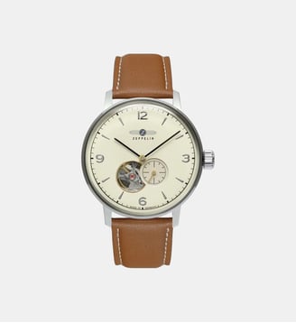 Montre automatique Hindenburg Beige Z-8066-5_N - Zeppelin - Argenté