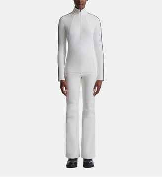 Sous pull stellia col montant coupe ajustée - Fusalp - Blanc