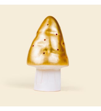 Petite lampe veilleuse champignon - Egmont Toys - Doré