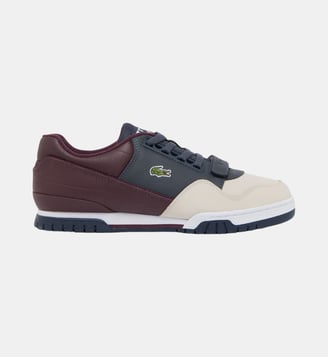 Sneakers Missouri homme en cuir - Lacoste - Bordeaux et marine