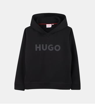 Sweat-shirt à capuche - Hugo Kids - Black