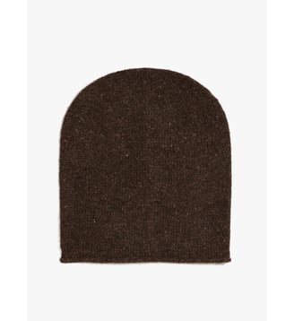bonnet Chris en yack - Agnès b. - Marron coca